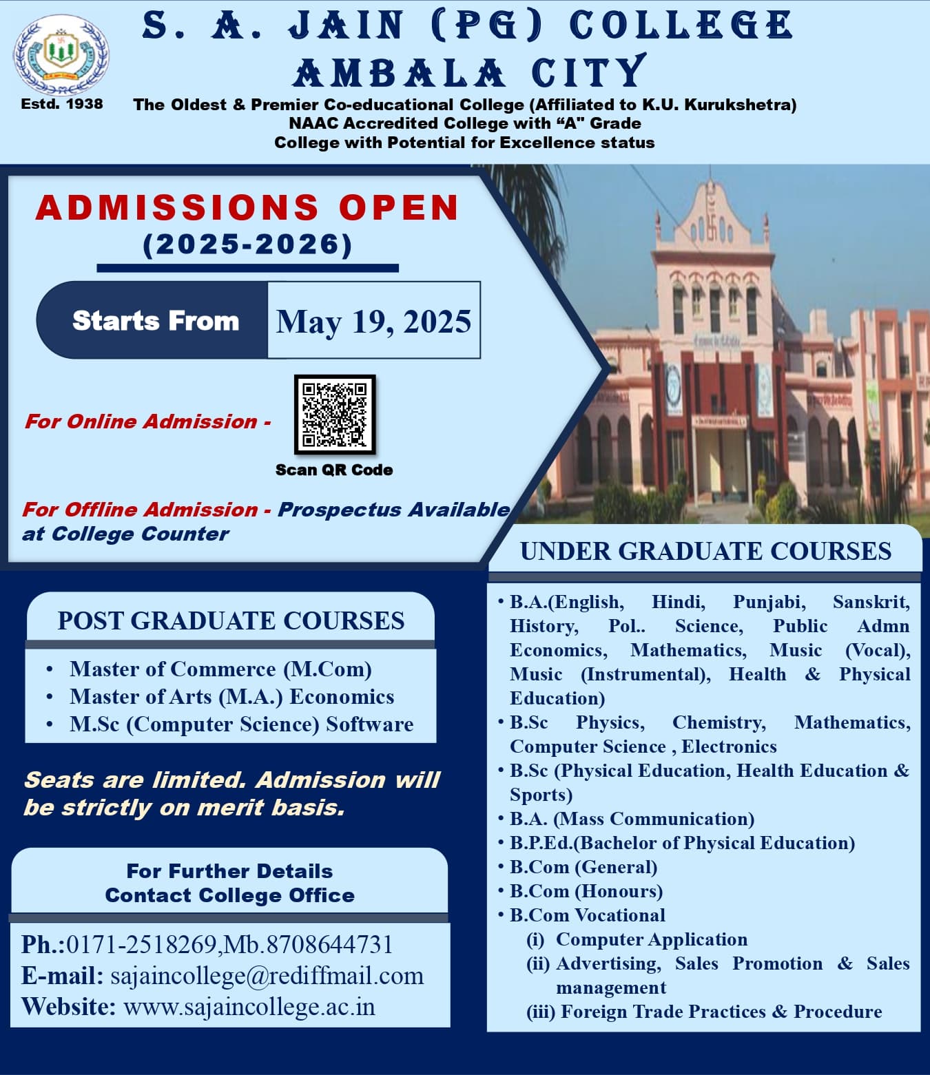 S.A. Jain College, Ambala City-image