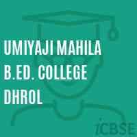 Umiyaji B.Ed. College-logo