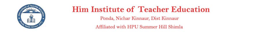 Him Institute of Education, Kinnaur-logo