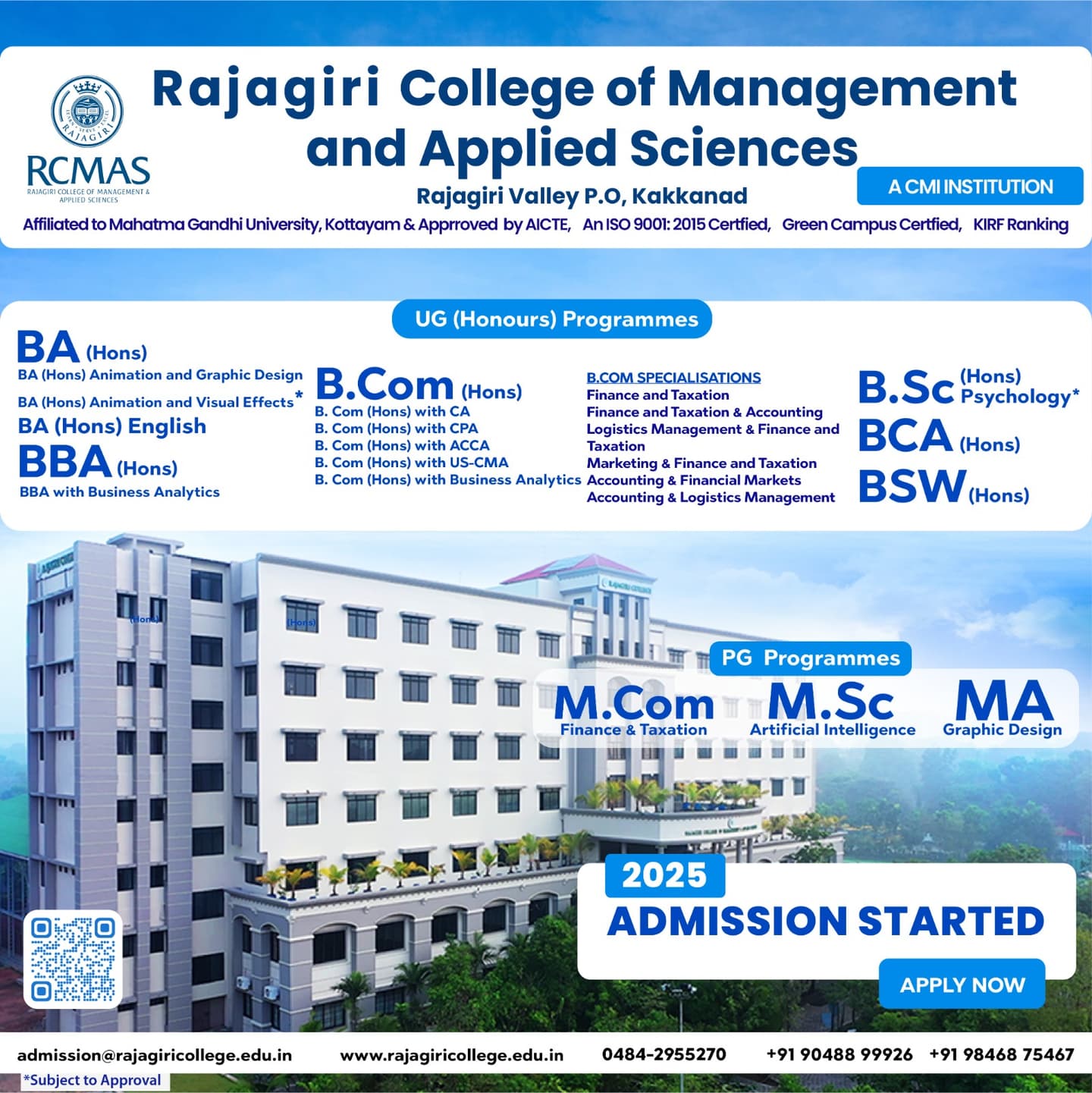 Rajagiri College of Management and Applied Sciences Kakkanad-image