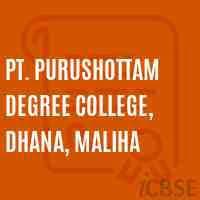 Pt. Purushottam Degree College-logo