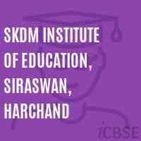 SKDM Institute of Education-logo