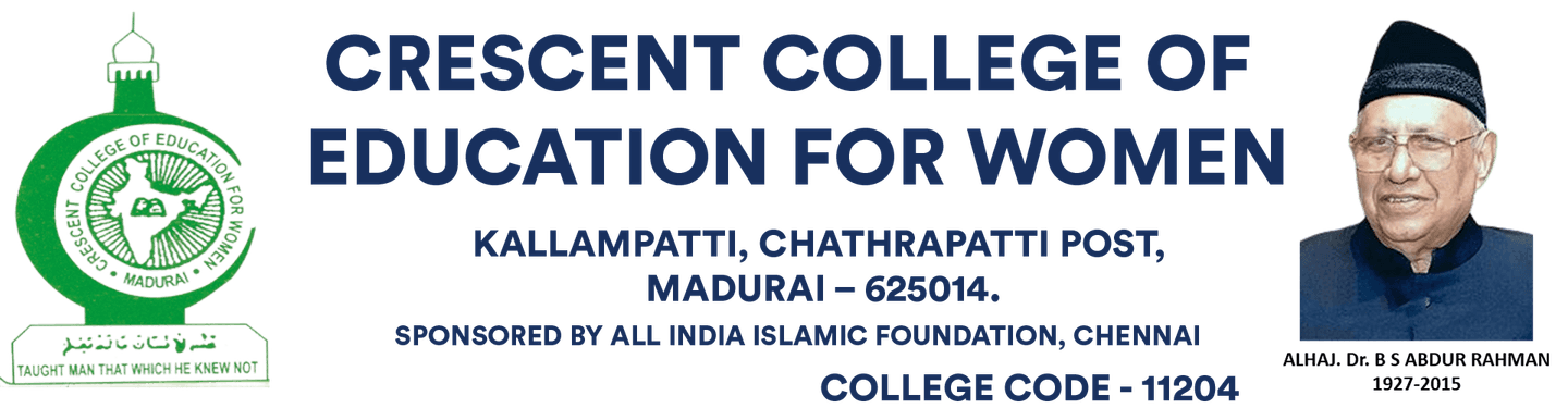 Crescent College of Education for Women-logo