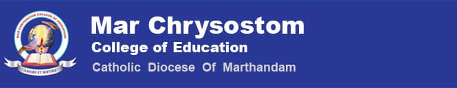 Mar chryostostom college of Education logo