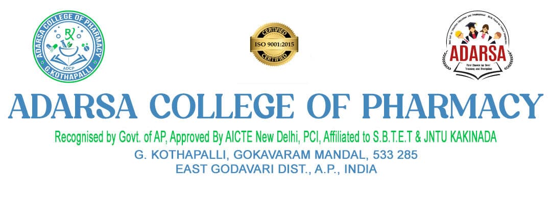 ADARSA COLLEGE OF PHARMACY-logo