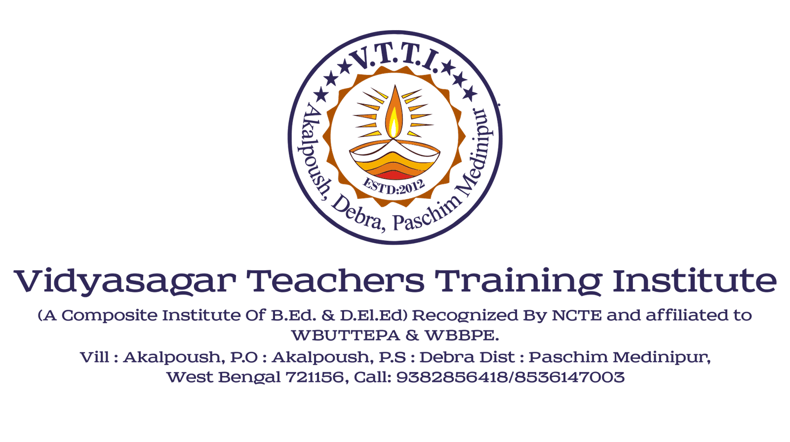 Vidyasagar Teachers' Training College-logo