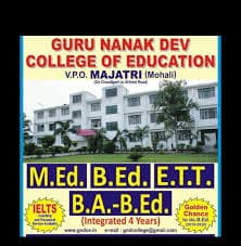 Guru Nanak Dev College of Education-logo