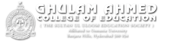 Ghulam Ahmed College of Education-logo