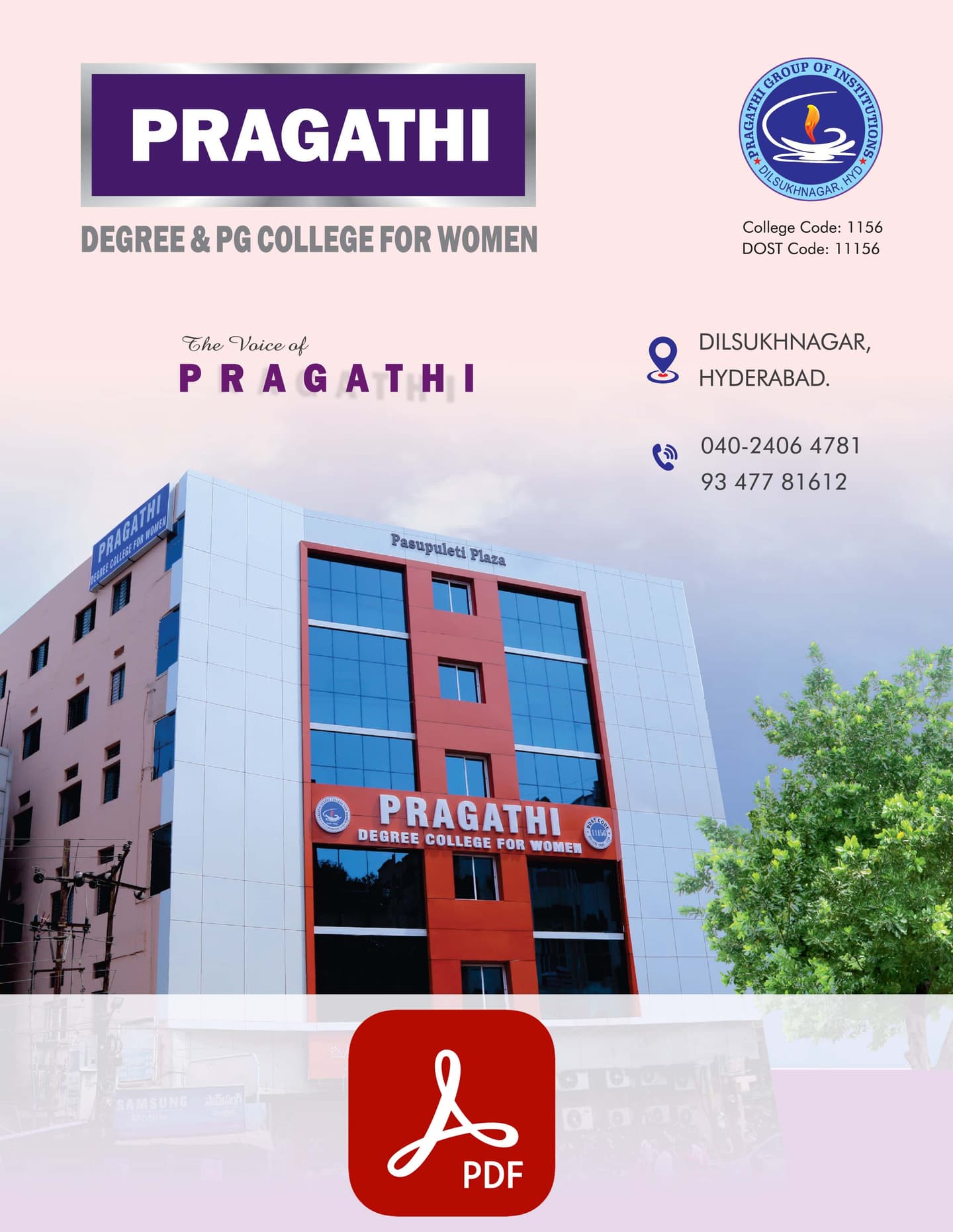 Pragathi Degree College for Women-logo