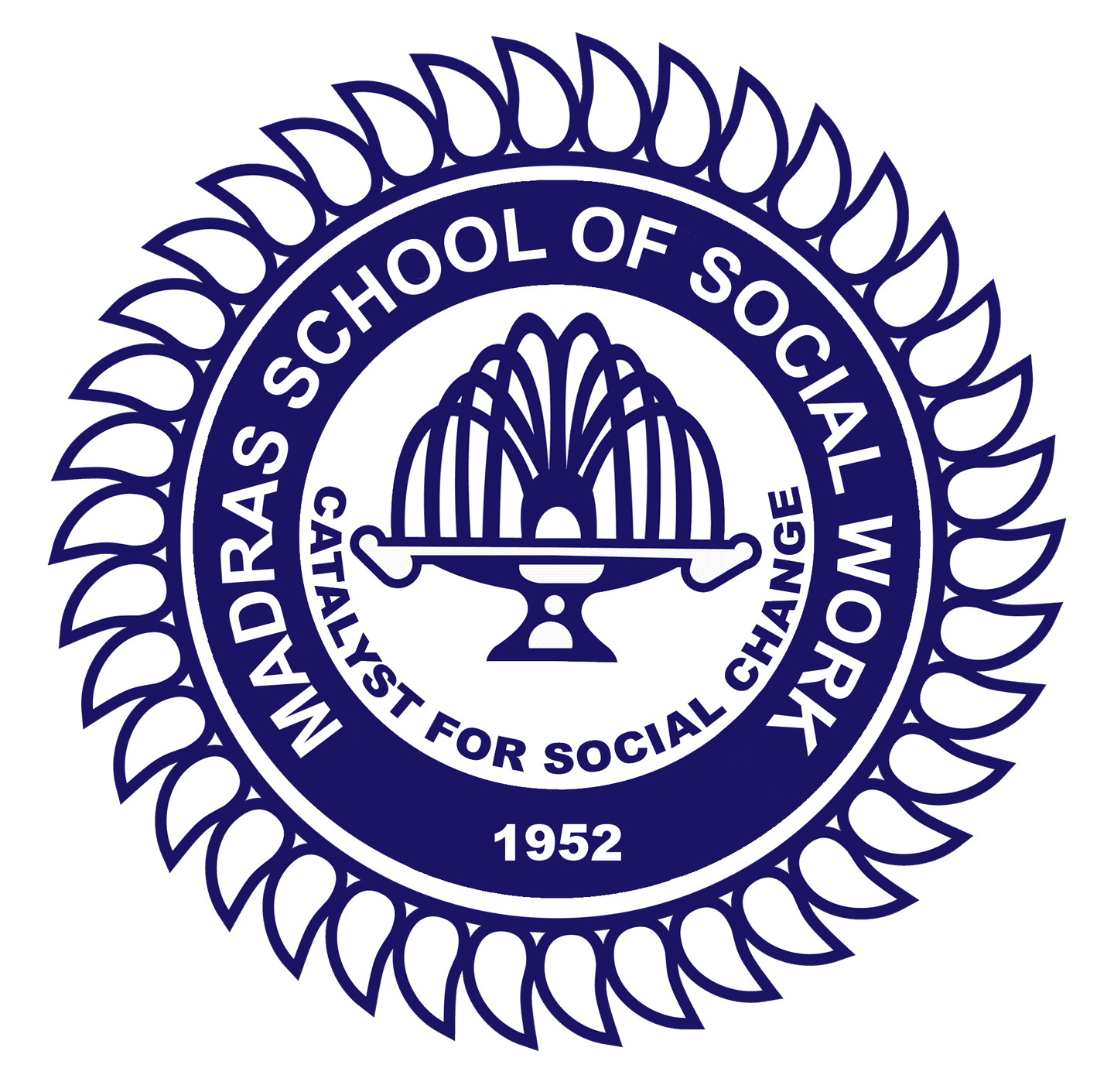 Madras School of Social Work Chennai logo