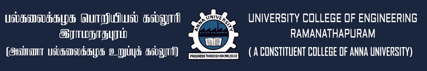 University College of Engineering Ramanathapuram, Anna University logo