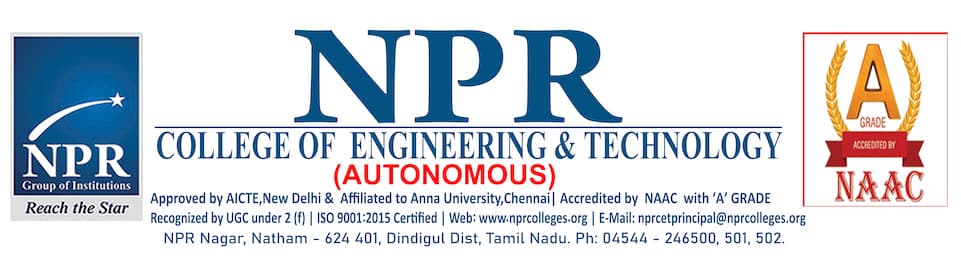 NPR College of Engineering and Technology-logo