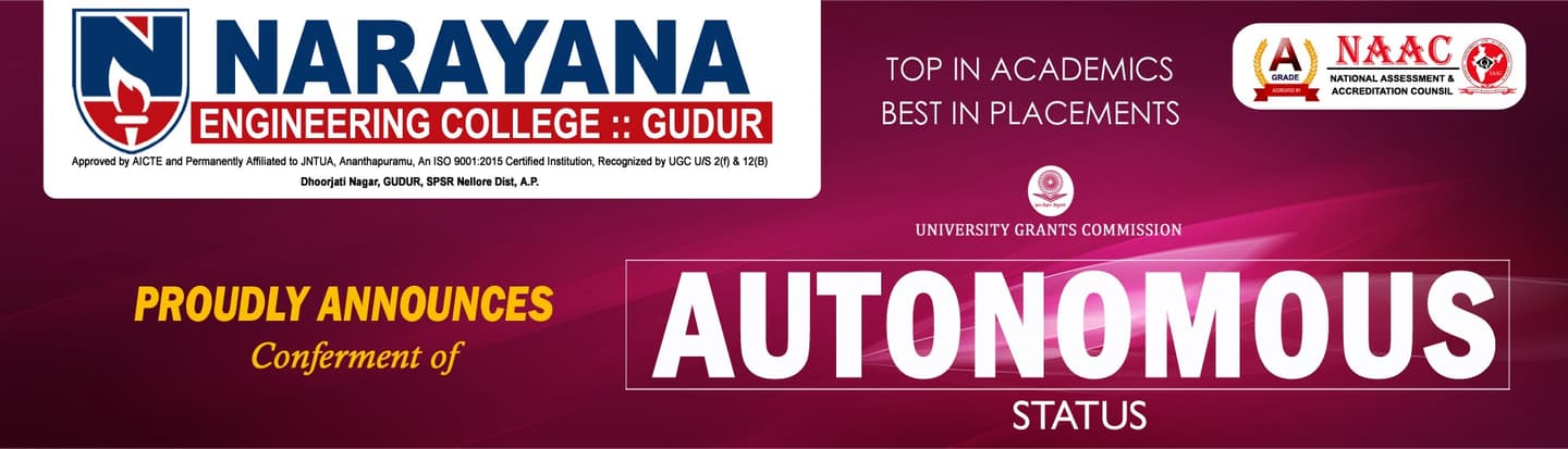 Narayana Engineering College Gudur-image