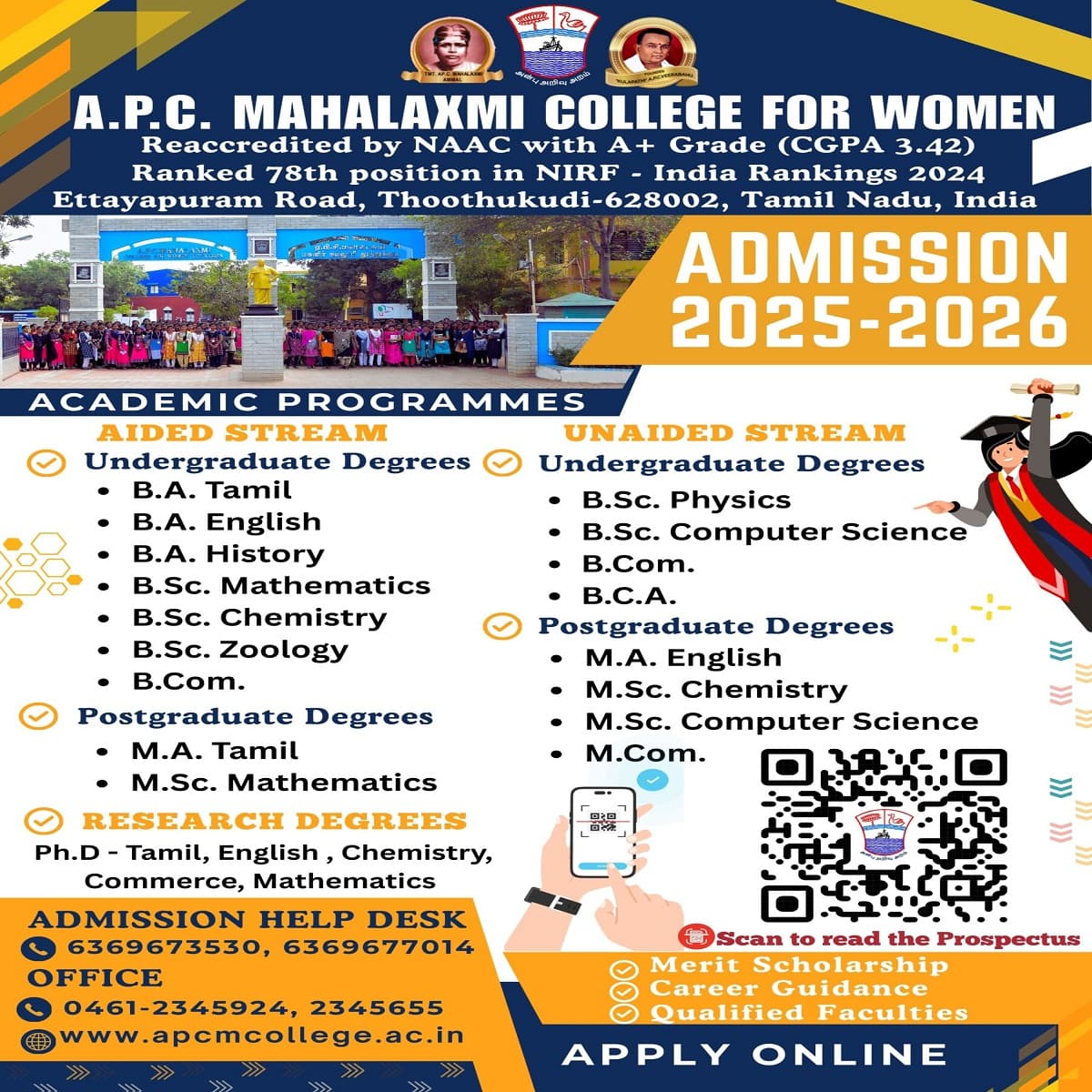 A.P.C. Mahalaxmi College for Women-image