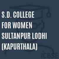 SD College Kapurthala-logo
