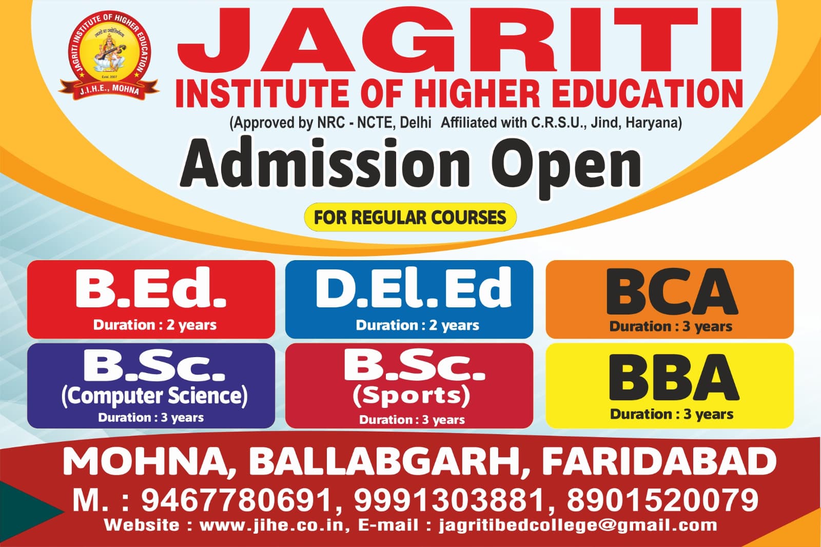 Jagriti Institute of Higher Education-logo