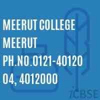 Meerut College-logo