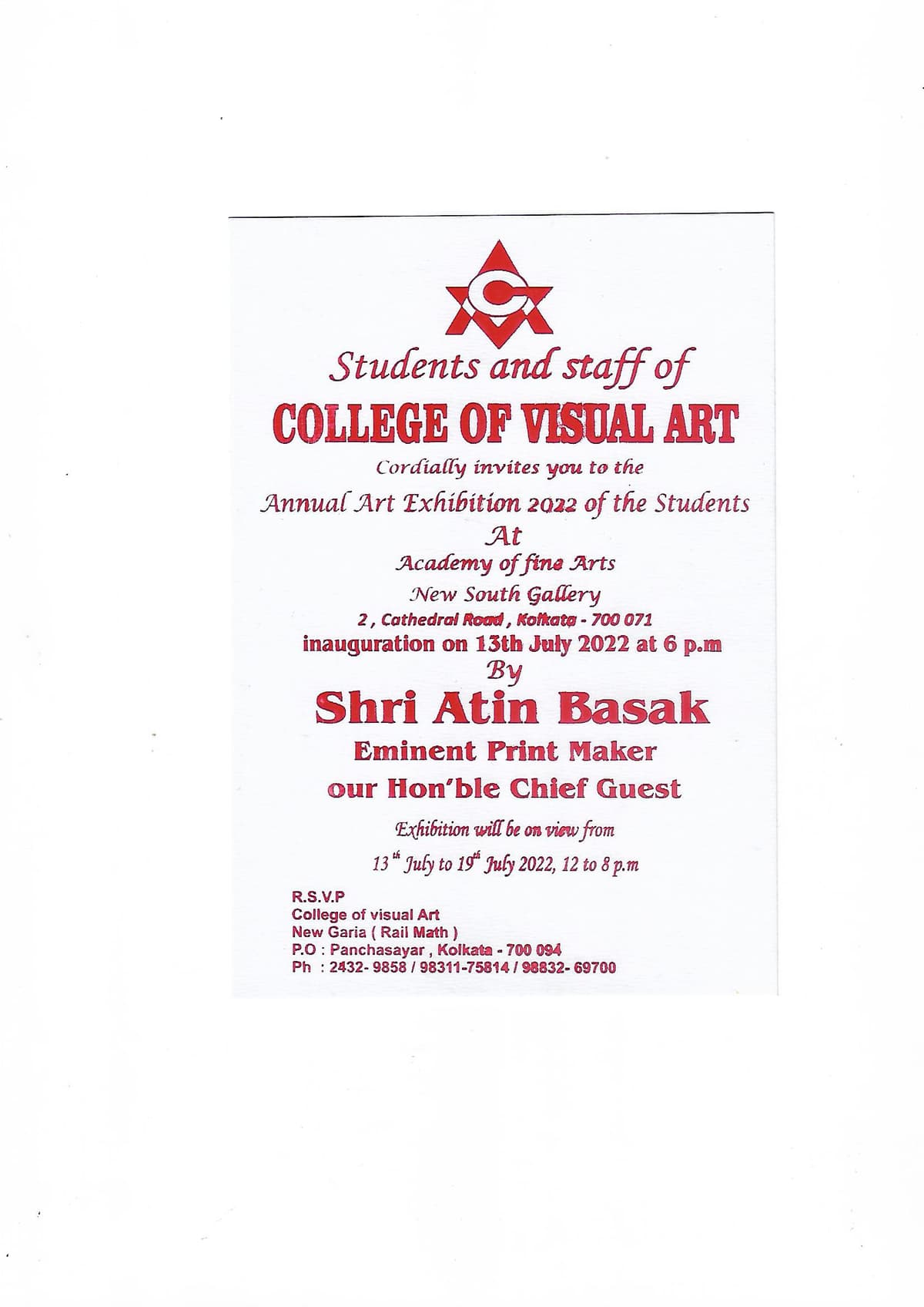 College of Visual Arts, Kolkata West Bengal-gallery-image-2