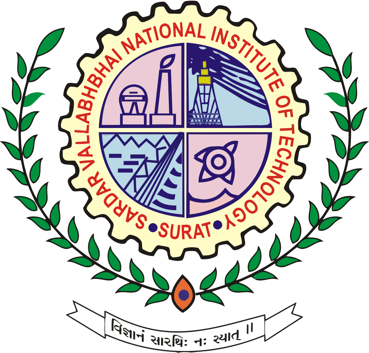 Sardar Vallabhbhai National Institute of Technology-logo
