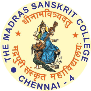 The Madras Sanskrit College logo