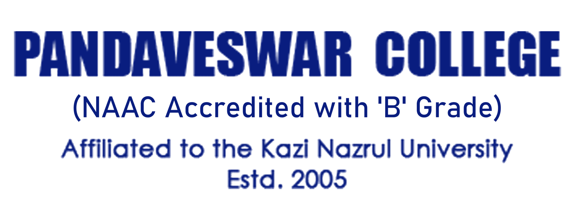 Pandaveswar College-logo