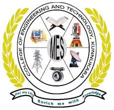 MES College of Engineering and Technology Kunnukara logo