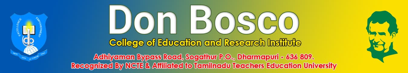 Don Bosco College of Education and Research Institute-logo