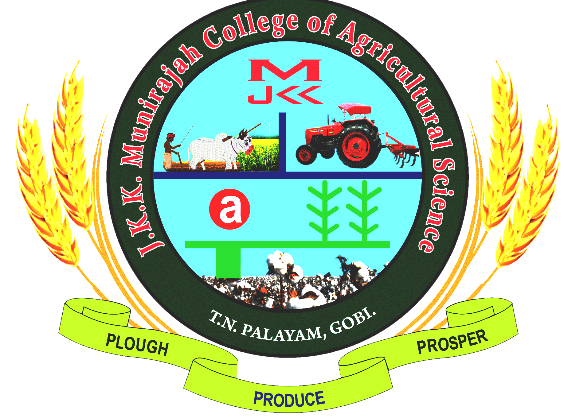 J.K.K Munirajah College of Agricultural Science-logo