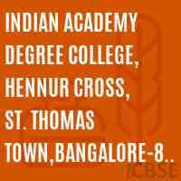 Indian Academy Degree College-logo