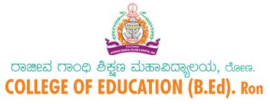 Rajiv Gandhi B.Ed. College Ron-logo