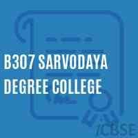 B307 Sarvodaya Degree College-logo