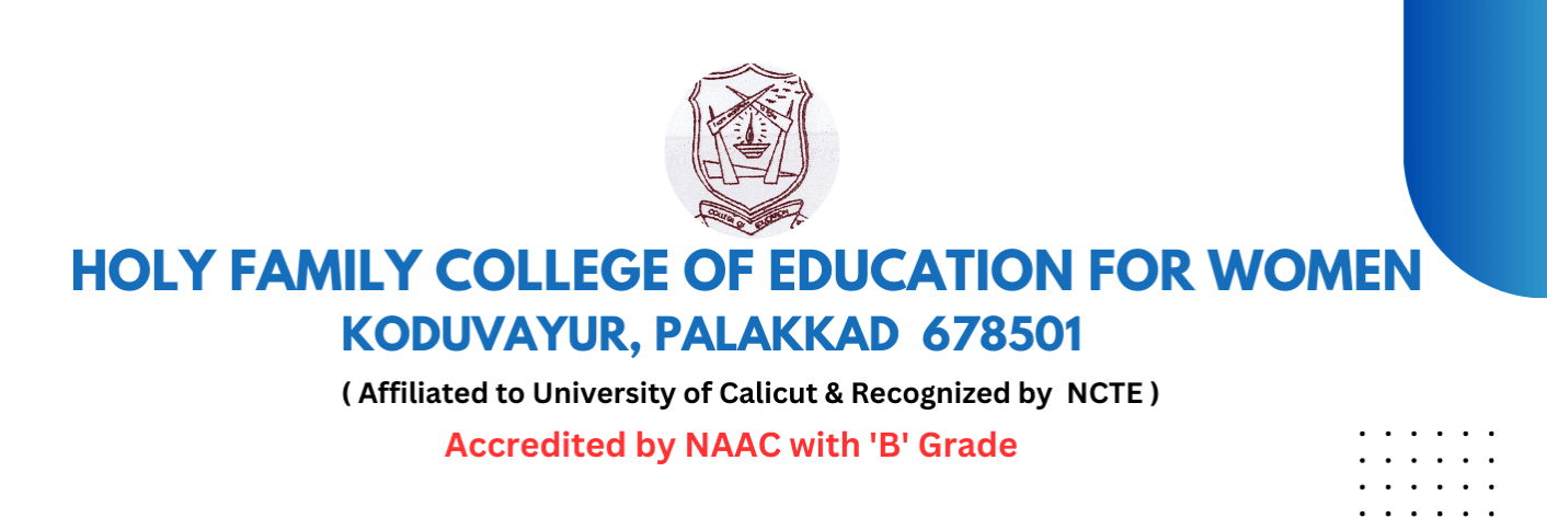 Holy Family College of Education for Women Koduvayur-logo