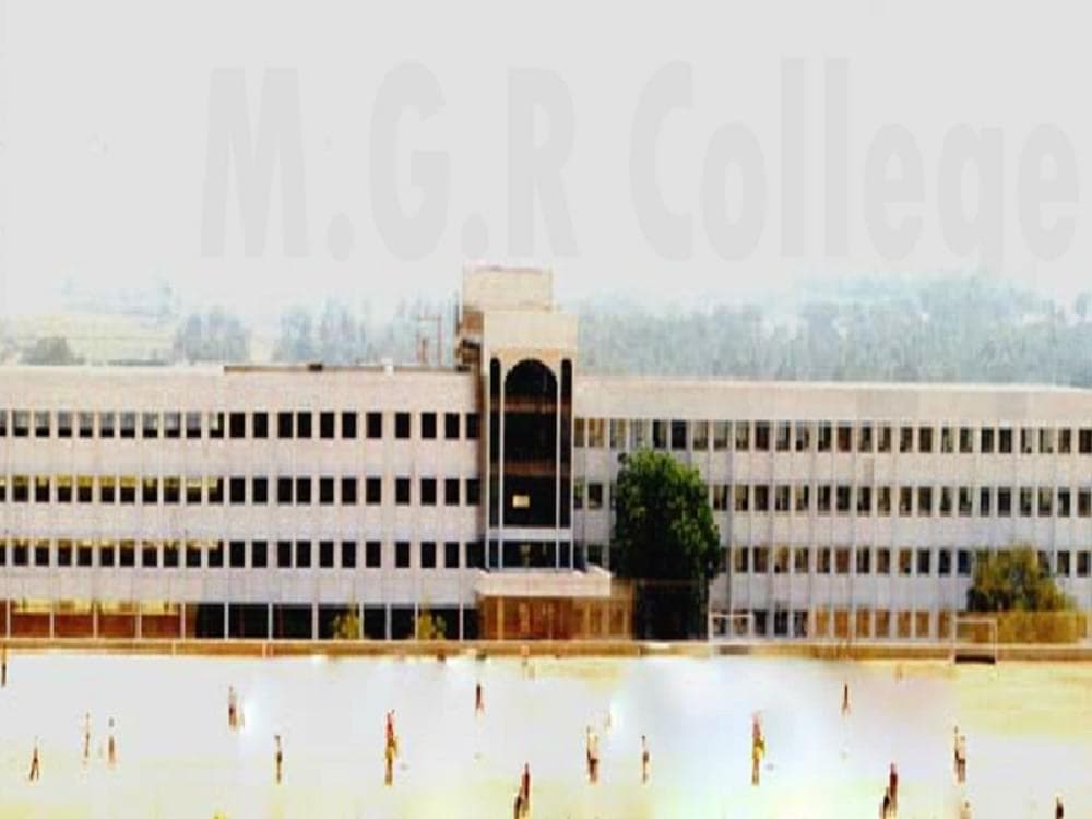 M.G.R College (Arts and Science)-image