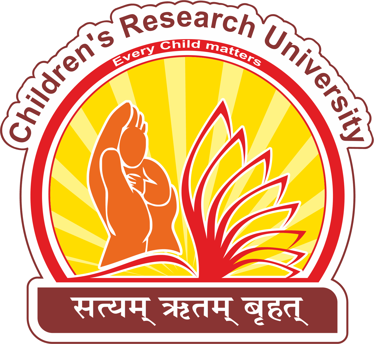 CHILDREN''S RESEARCH UNIVERSITY, Gandhinagar Gujarat-logo
