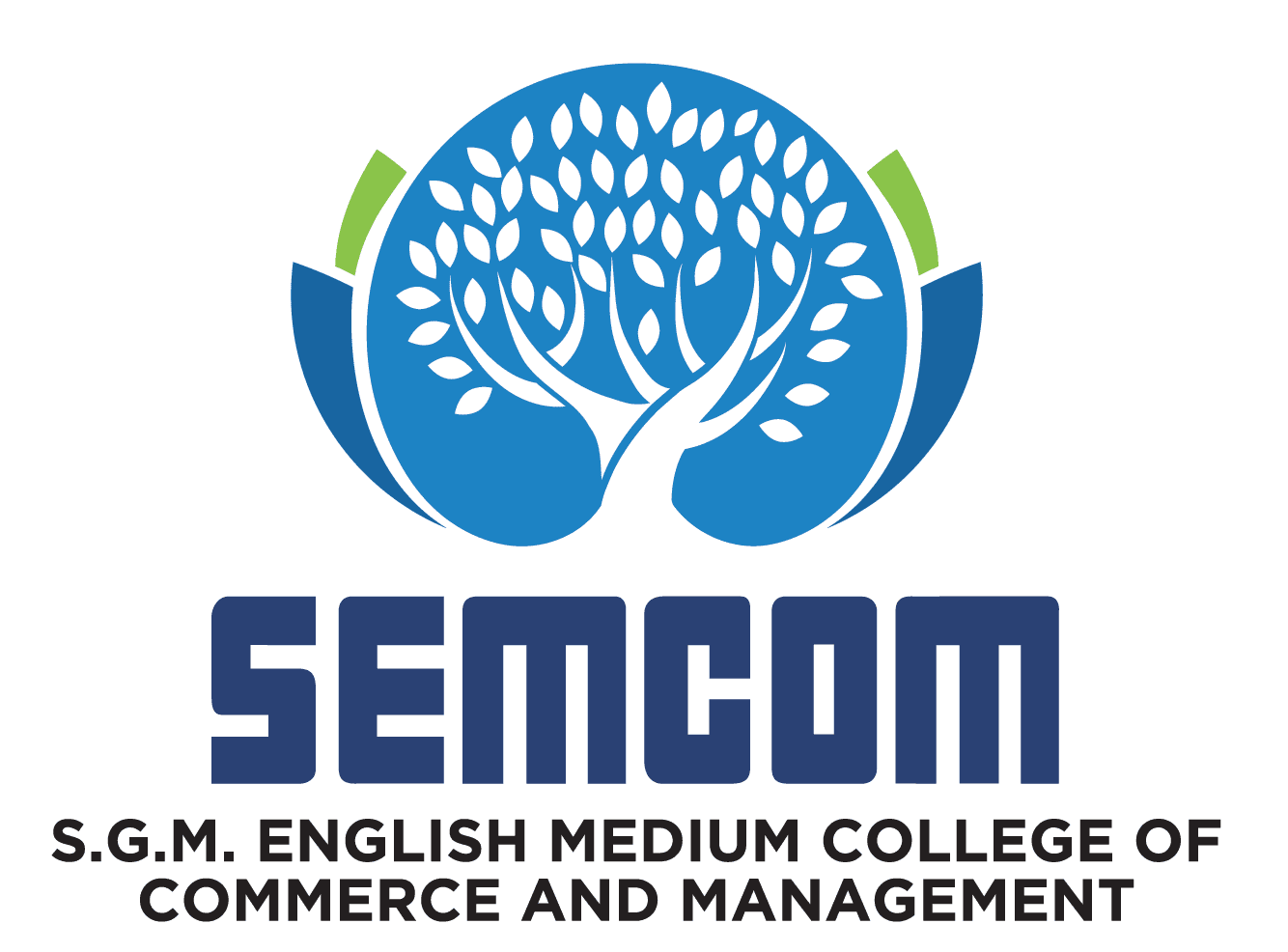 S G M English Medium College of Commerce and Management-logo