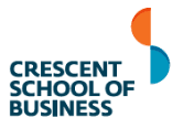 Crescent School of Business-logo