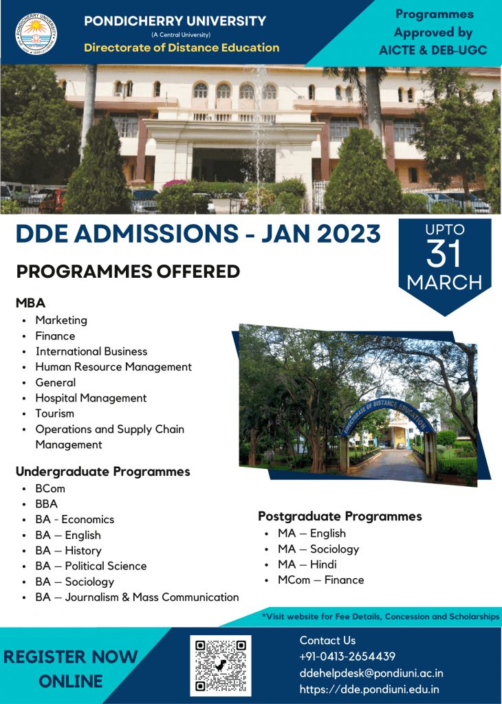 Pondicherry University, Directorate of Distance Education-gallery-image-4