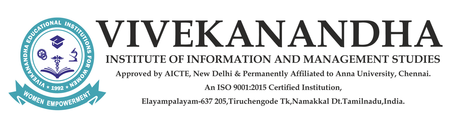 Vivekanandha Institute of Information and Management Studies Elayampalayam-logo