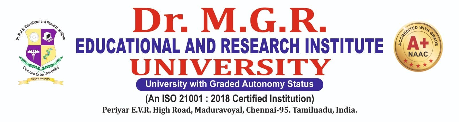 Dr. M.G.R Educational And Research Institute Directorate of Online Education-logo