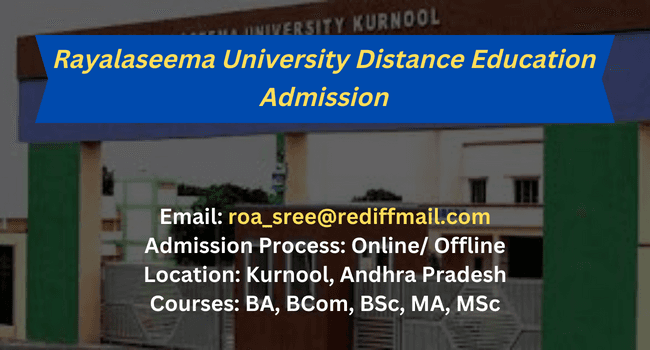 Rayalaseema University, Directorate of Distance Education-image