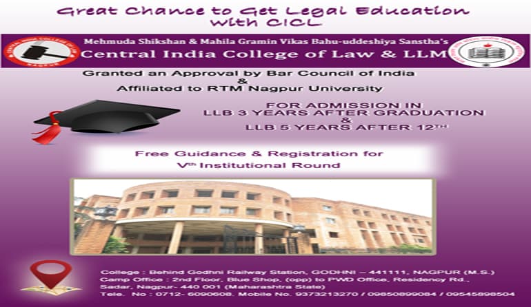 Central India College of Law & LLM-logo