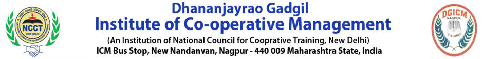 Dhananjayrao Gadgil Institute of Cooperative Management