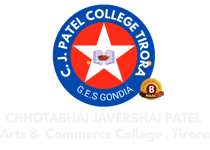 C. J. Patel College, Tirora-logo