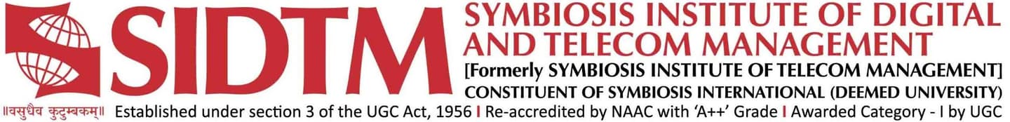 Symbiosis Institute of Digital and Telecom Management Pune logo
