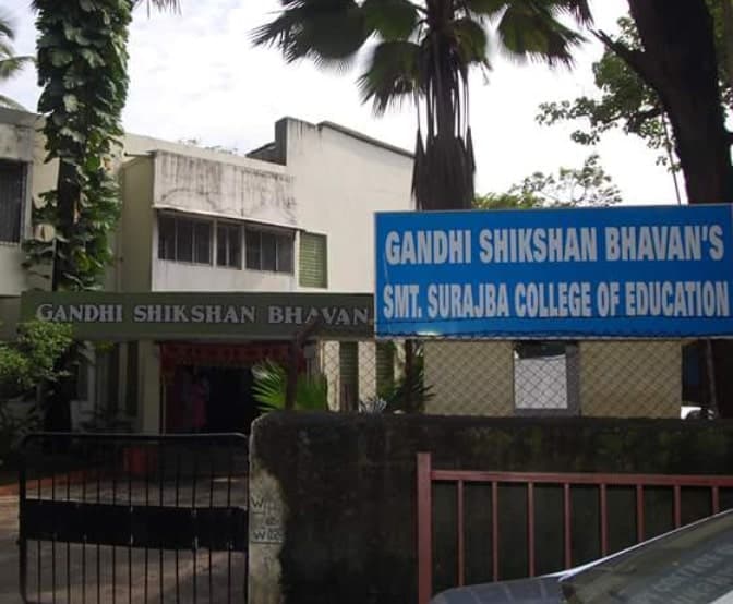 Gandhi Shikshan Bhavan's Smt Surajba College of Education-logo