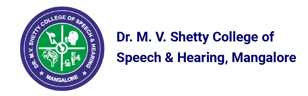 Dr. M.V. Shetty College of Speech and Hearing-logo
