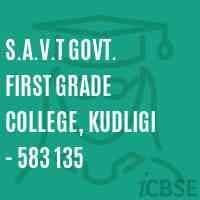 SAVT Govt First Grade College-logo