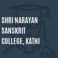 Shri Narayan Sanskrit College, Katni-logo