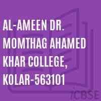 Al-Ameen college Kolar-logo