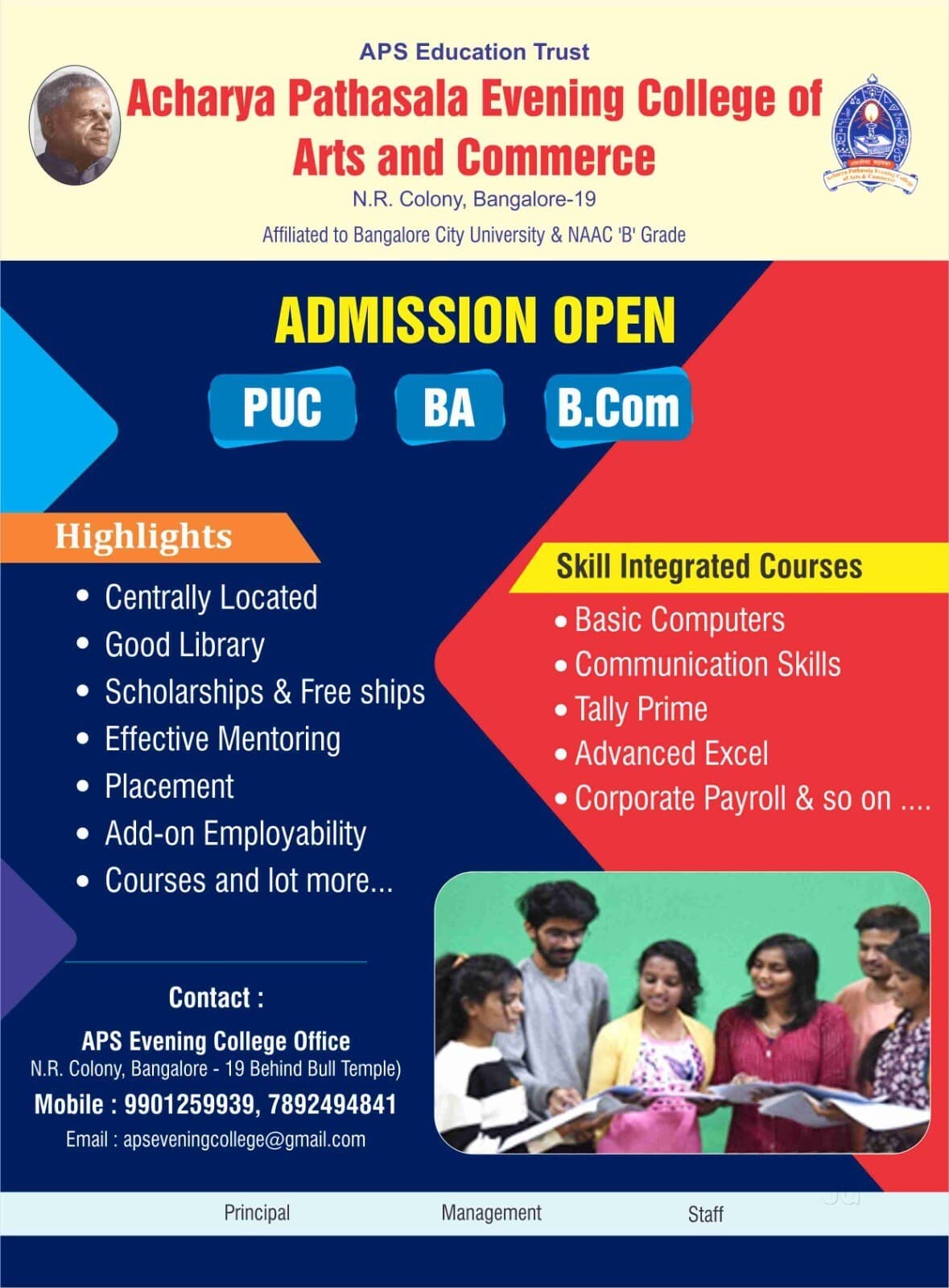 APS College of Commerce-image